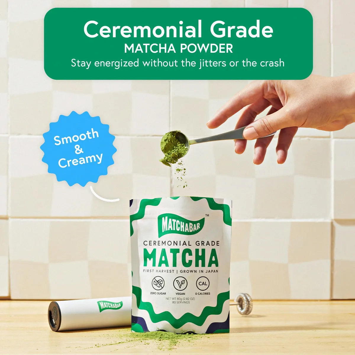 Matcha Clasico Grado Ceremonial 100g Organico En Polvo Energizante Puro Japonés