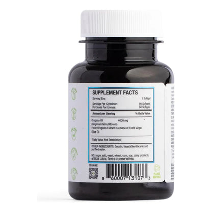Aceite De Orégano Concentrado 60 Cápsulas Blandas Digestión Fácil E Inmunidad Fuerte