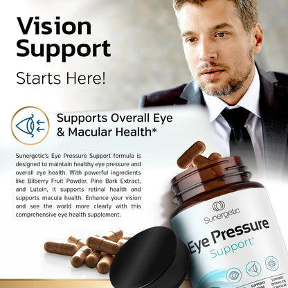 Suplemento Premium Presión Ocular Con Azafrán Luteína Y Zeaxantina Salud Visual