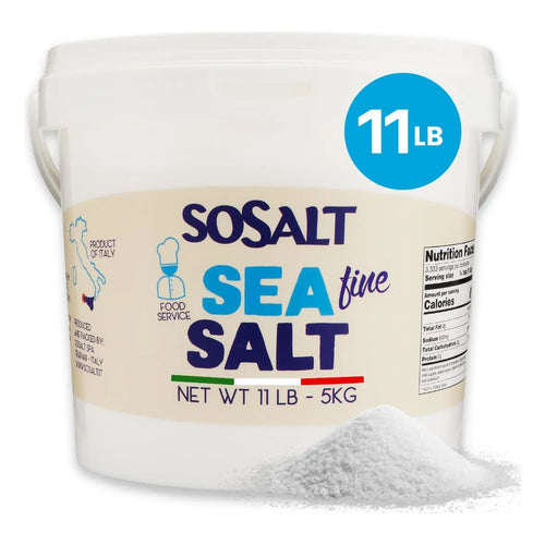 Sal Marina Fina Sosalt Dal Mare 5kg Natural Mediterranea Pura Y Mineralizada