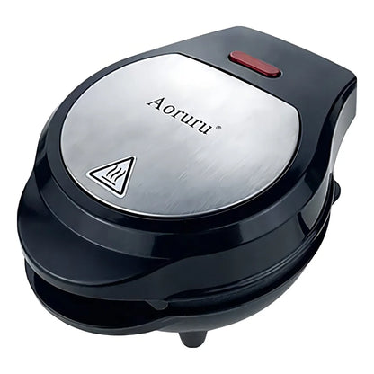 Aoruru Mini Waffle Maker Plancha Eléctrica Para Gofres Caseros Perfectos