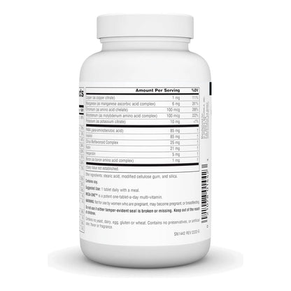 Tabletas Multiples Sin Hierro 90 Unidades Formula Completa Multivitaminico Alta Potencia