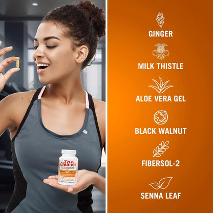 Fórmula Detox Intensa 14 Días 104 Cápsulas Limpieza Interna Completa Para Mujeres Century Systems