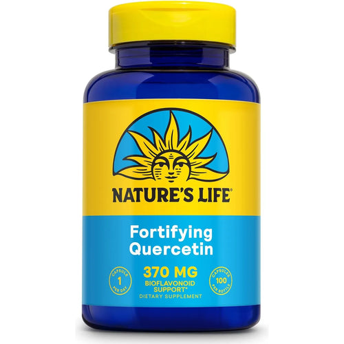 Quercetina Fortificante 370 Mg Apoyo Bioflavonoide Bienestar Nature's Life