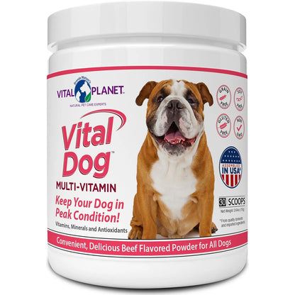 Multivitaminico En Polvo Para Perros Vital Dog Salud Diaria Vitaminas Minerales