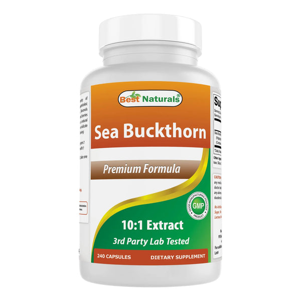 Extracto De Aceite De Espino Amarillo En Polvo 101 500 Mg 240 Cápsulas Sin Omg Sin Gluten