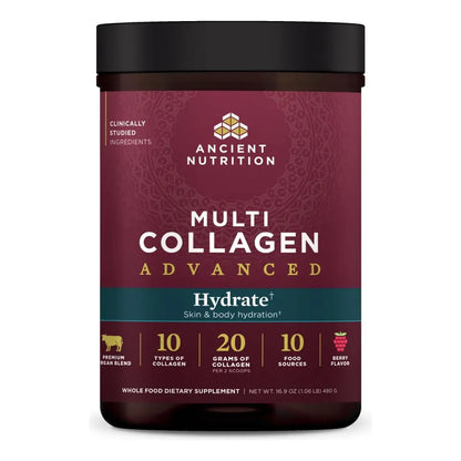 Proteína Multi Colágeno Hidratante Sabor Berry 30 Porciones Hidratación Profunda