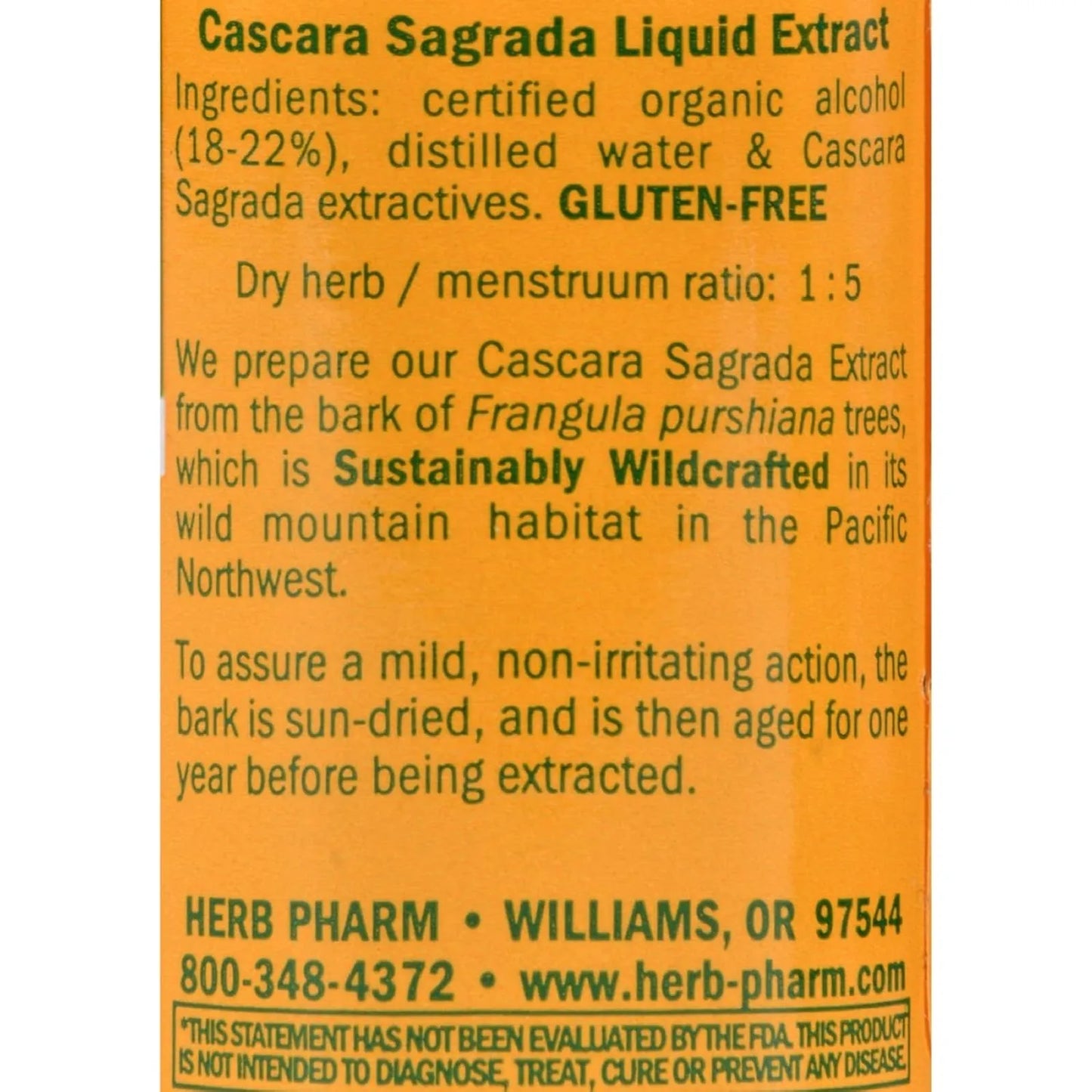 Extracto Liquido De Cascara Sagrada 30ml Apoyo Digestivo Natural