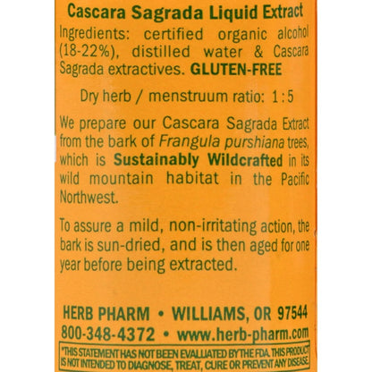 Extracto Liquido De Cascara Sagrada 30ml Apoyo Digestivo Natural
