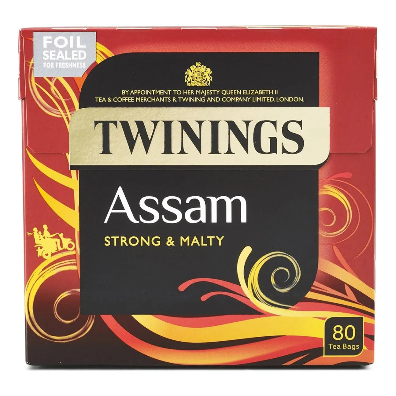 Té Assam Fuerte Y Potente 80 Bolsitas Importado Calidad Premium