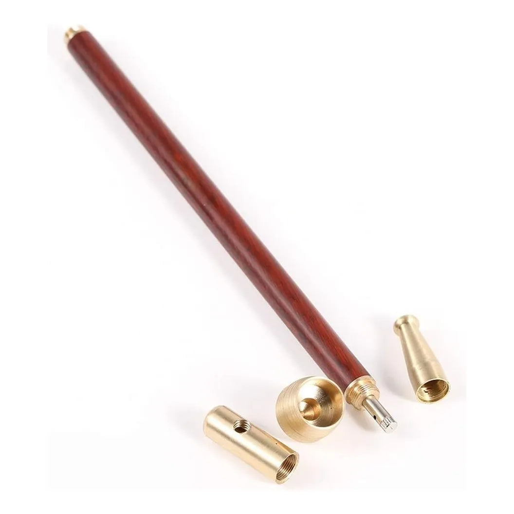 Pipa De Tabaco De Madera Con Cuenco Y Accesorios Tradicional Kit Fumar