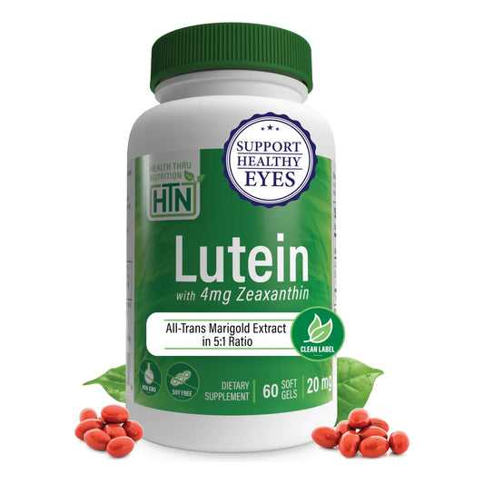 Luteina 20 Mg Con Zeaxantina 4 Mg 60 Capsulas Salud Ocular Piel Y Cerebro