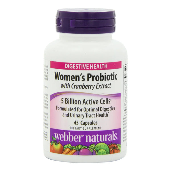 Cápsulas Probióticas Para Mujer 45 Unidades Con Extracto De Arándano Salud Digestiva Y Urinaria