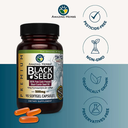 Aceite De Semillas Negras En Capsulas 90 Unidades Refuerzo Inmunologico Digestivo Y Cerebral