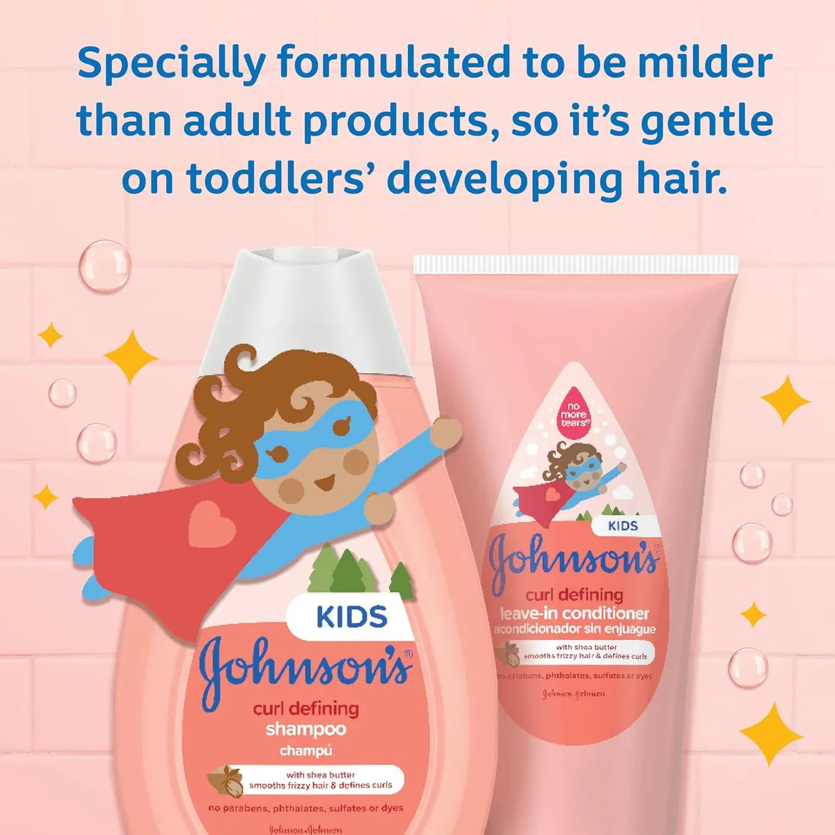 JohnsonS Curl Defining Acondicionador Ninos Manteca Karite Cabello Fresco Y Manejable