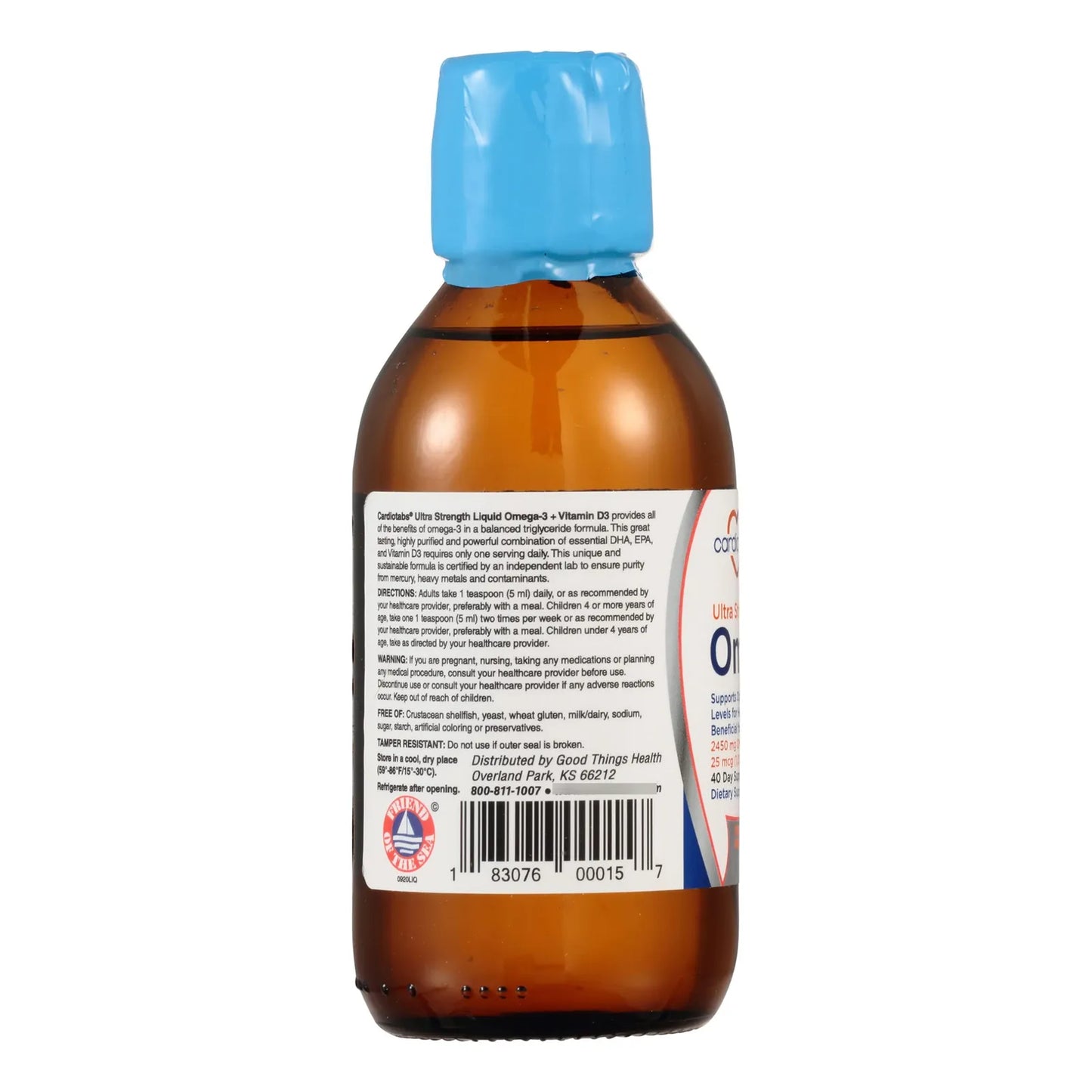 Omega 3 Liquido Ultra Fuerte Con Vitamina D3 4500 Mg Aceite Pescado
