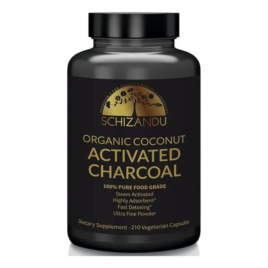 Capsulas De Carbon Vegetal Y Coco Organico 210 Unidades Desintoxicante Y Blanqueador Dental