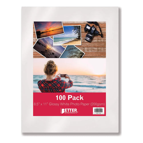 Papel Fotográfico Brillante A4 100 Hojas 200 Gsm Ideal Para Impresiones Profesionales