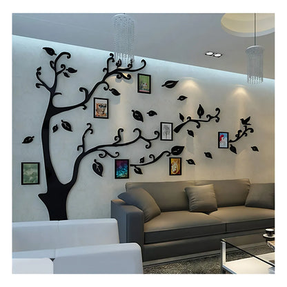 Pegatinas De Pared Arbol 3D Con Marco De Fotos Decora Facil Sin Obras