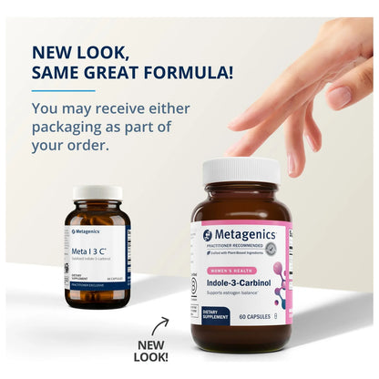 Meta I-3-C Capsulas 60 Unidades Extracto De Brócoli Para Equilibrio Hormonal