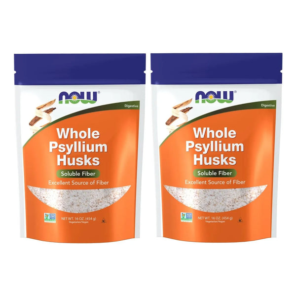 Cascaras De Psyllium Enteras 454 Gramos Paquete De 2 Unidades Fibra Soluble Natural