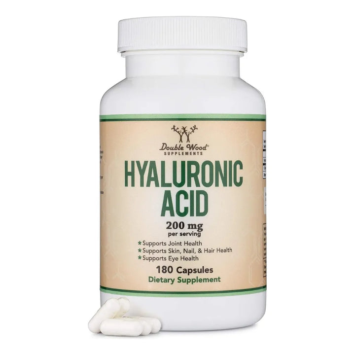 Ácido Hialurónico 200mg 180 Cap Double Wood - Imagen 1