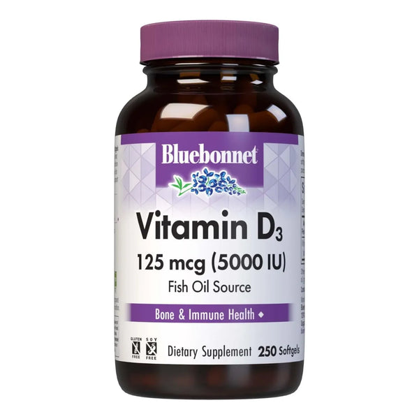 Vitamina D3 5000 Ui Capsulas Blandas Crecimiento Muscular Y Oseo 250 Unidades