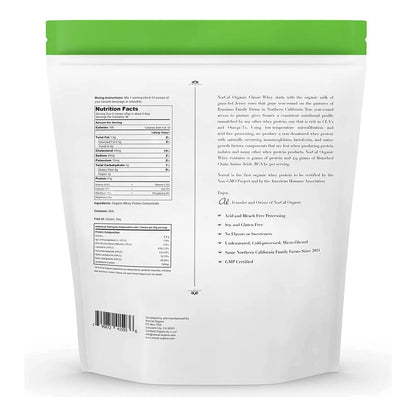 Proteina De Suero De Leche Orgánica 1000 Gramos Alimentada Con Pasto Certificada USDA