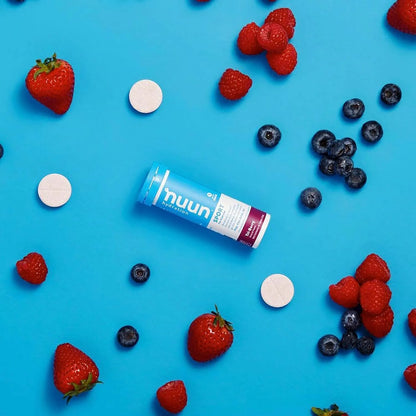 Nuun Activo Electrolitos Tri Berry 60 Tabletas Hidratacion Inteligente