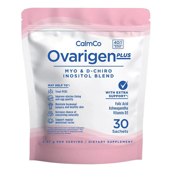 Ovarigen Plus Mezcla De Inositol Y Ácido Fólico Con Ashwagandha Vitamina D3 Soporte Hormonal