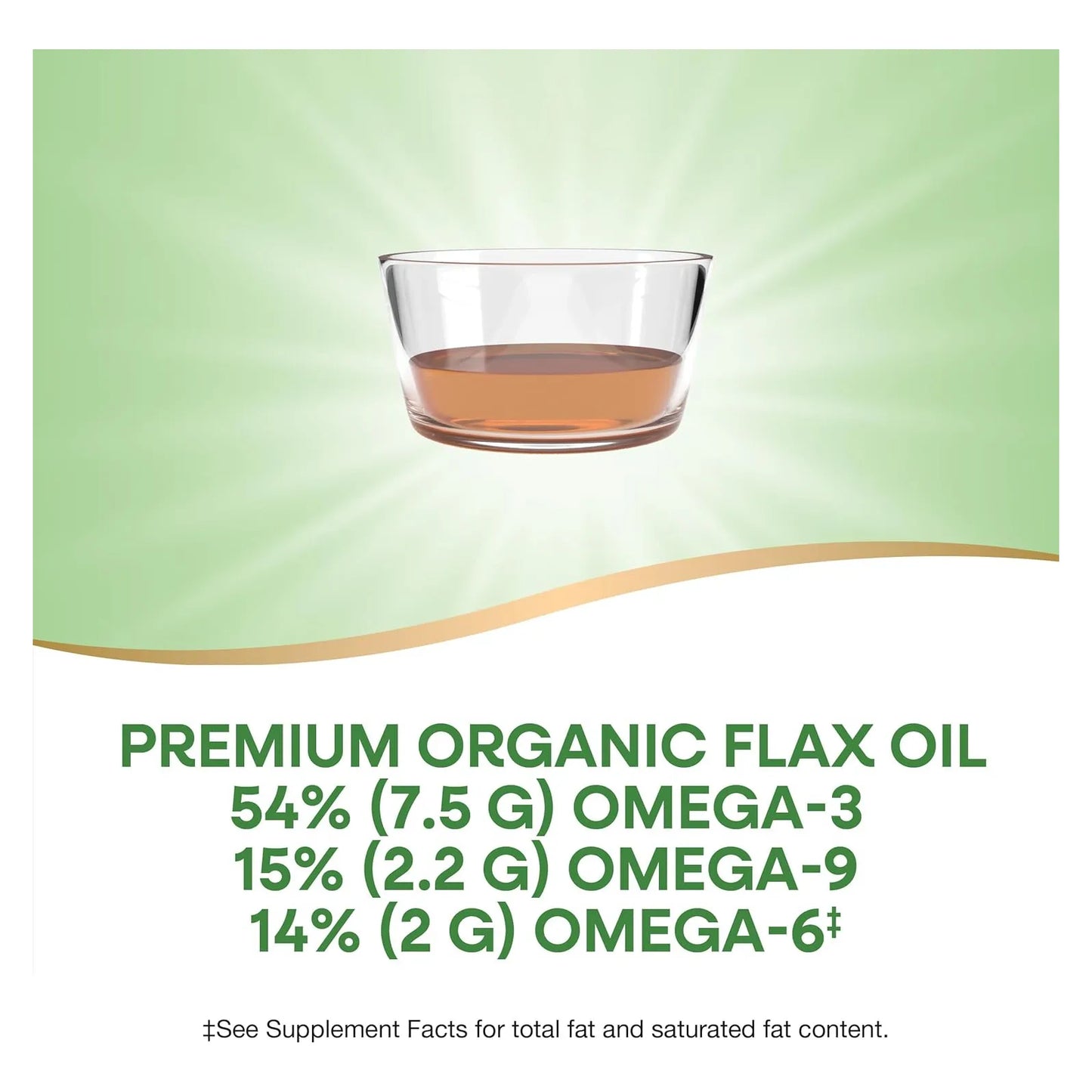Aceite De Lino Orgánico Super Lignan Omega 3 473ml Nature's Way Prensado En Frío