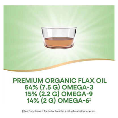 Aceite De Lino Orgánico Super Lignan Omega 3 473ml Nature's Way Prensado En Frío