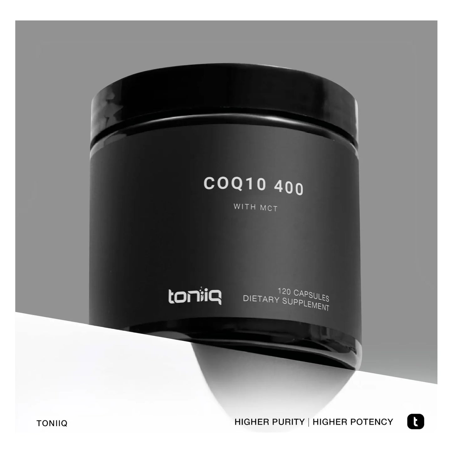 CoQ10 400mg Con Aceite MCT Absorción Óptima 120 Cápsulas Vegetales