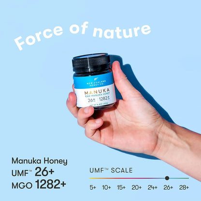 Miel De Manuka Cruda UMF 26 MGO 1282 250g Colmena Rastreable Nueva Zelanda