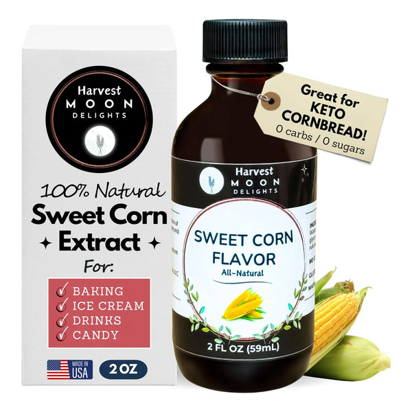 Extracto Natural De Sabor A Maíz Dulce 60 Ml Soluble En Agua Para Recetas Keto
