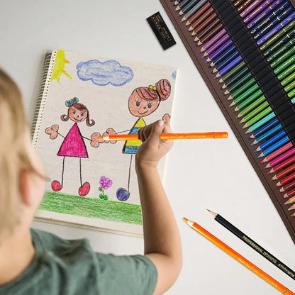 Juego De Lapices De Dibujo 48 Colores Kit De Arte Estuche De Lona Ideal Para Adultos Y Principiantes