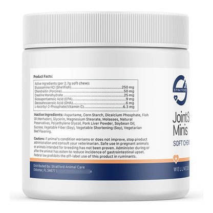 Masticables Suaves Para Perros Pequeños Con Glucosamina Condroitina MSM Alivio Articular 60 Unidades
