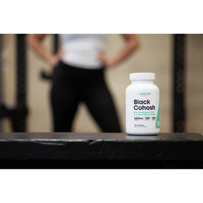 Cohosh Negro 660 Mg Con Don Quai DIM Y Bayas Castas 120 Capsulas Vegetarianas