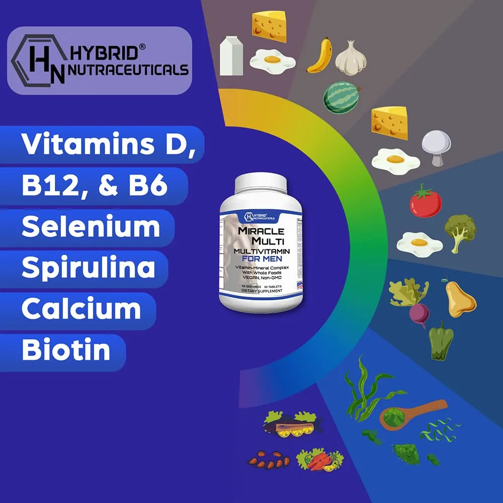One A Day Multivitaminico Hombre Con Probióticos Enzimas Energía Vitalidad 60 Cápsulas