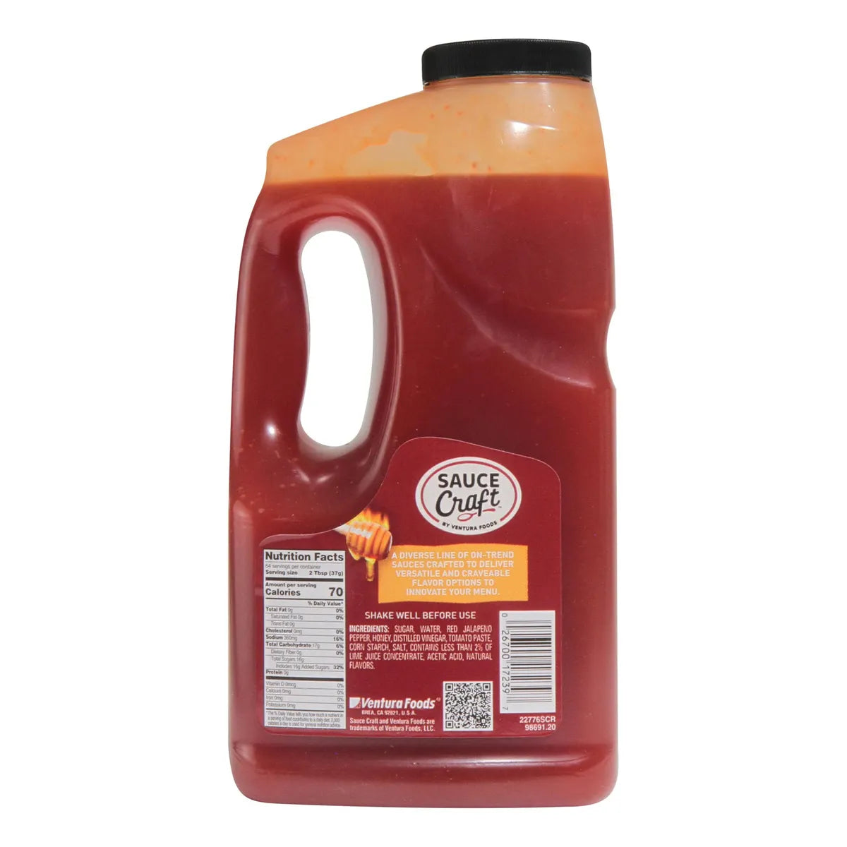Salsa Craft Sriracha De Miel 1.89 Litros Sabores Intensos Y Versatilidad