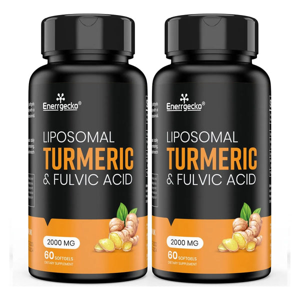 Curcumina Liposomal De Cúrcuma 2000 Mg Con Pimienta Negra Y Jengibre Absorción Superior
