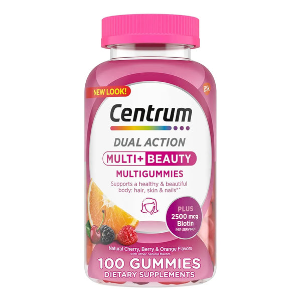 Centrum Multigummies Beauty Biotina Cabello Piel Uñas 100 Gomitas - Imagen 1