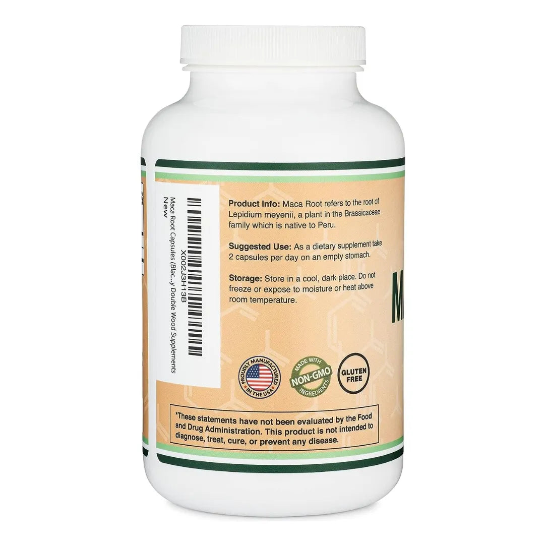Suplemento Double Wood Maca Root 1000 Mg 300 Cápsulas - Imagen 2