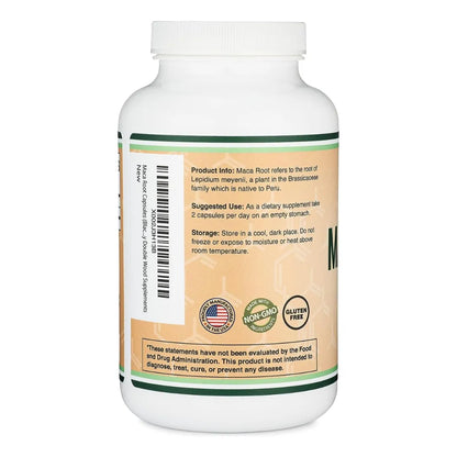 Suplemento Double Wood Maca Root 1000 Mg 300 Cápsulas - Imagen 2
