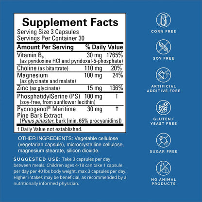 Suplemento Dr Amen Enfoque Mental Control De Impulsos 90 Capsulas Sin Gluten