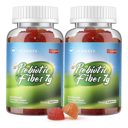 Gomitas De Fibra Para Adultos 7g Sin Azúcar Veganas Salud Digestiva