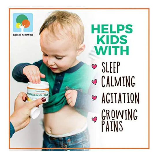 Bálsamo Calmante Aceite Magnesio Para Niños 118 Ml Suave Y Efectivo