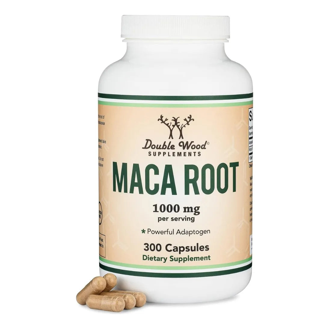 Suplemento Double Wood Maca Root 1000 Mg 300 Cápsulas - Imagen 1