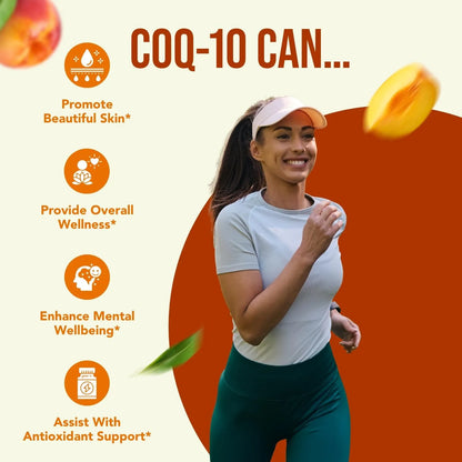 Coenzima Q10 200 Mg Capsulas Energia Y Salud Cardiovascular Suplemento Antioxidante