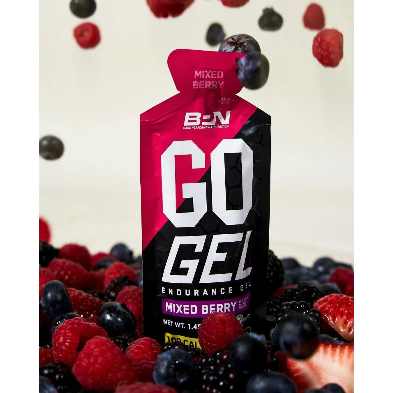 Gel De Energía Para Correr Sabor Bayas 28 Gramos 100 Caloría